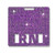 Nurse purple glitter Acrylic badge holder