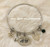 Jets oval charm earrings