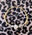 14k gold heart pave medium bangle