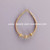 14k All gold Nugget skinny bangle #1