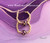 14k gold February small stardust earrings