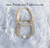 14k gold CLEAR Medium earrings #1