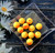 5pc yellow heart beads 15mm