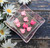 Mickey mouse pink transparent beads
