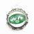 Jets antique metal charm