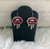 MK lip drip planar dangle earrings