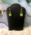 Green Lock dangle earrings #1