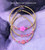 14k gold 3pc October stack bracelet set #1