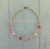 14k gold Pink mix crystal  bracelet #3