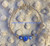 14k gold blue pave bracelet