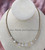 14k gold April basic birthstone necklace #2