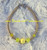 14k gold yellow stripe bracelet kids #1