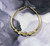 14k All gold Ball Medium bangle #1A
