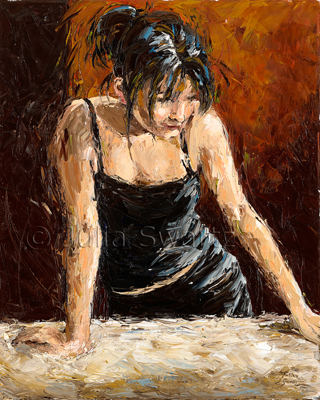 Contemplation Figure Oil Painting