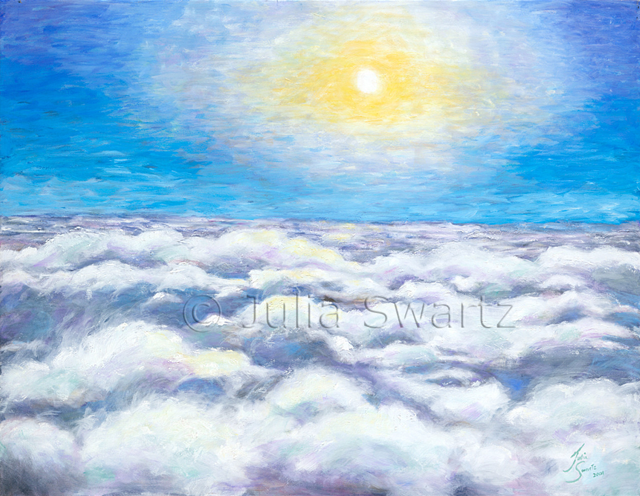 Above The Clouds Oil Painting