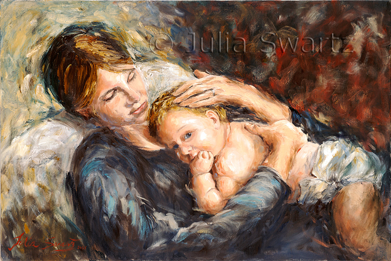 mother and child painting