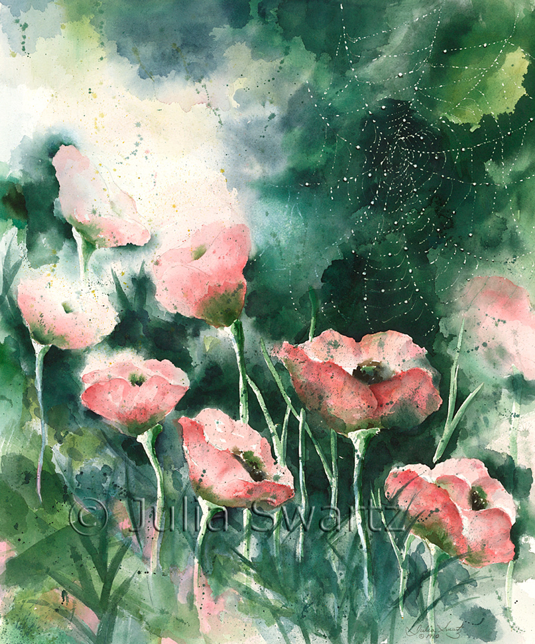 poppy flower painting