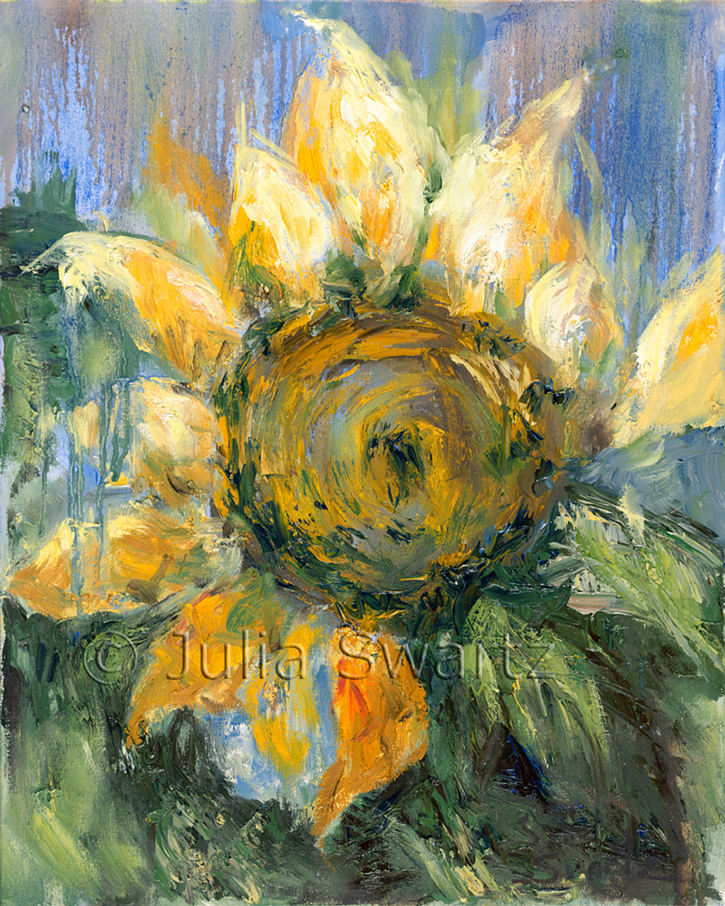 Sunflowers II Flower Oil Painting