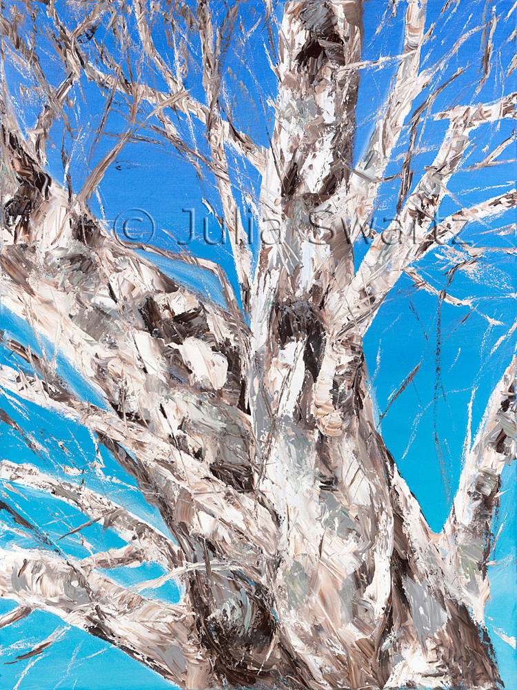 Sycamore II Landscape Oil Painting