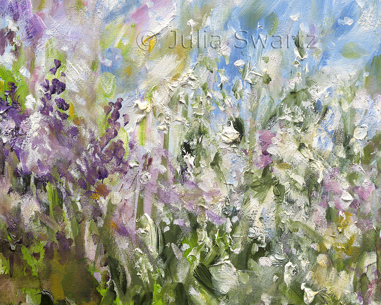 Spring Beauty - Flower oil painting - Julia Swartz Art Gallery