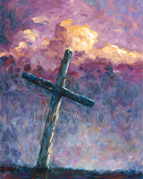 Note cards of The Cross from an oil painting by Julia Swartz