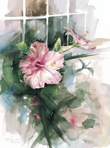 After The Storm Watercolor Painting
