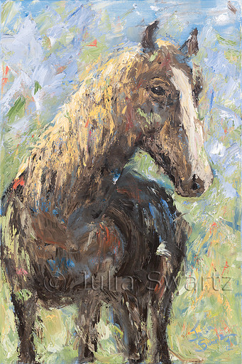 Horse Oil Painting