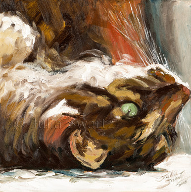 Max Face Ii Cat Oil Painting