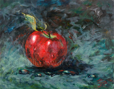 Apple II - Oil painting - Julia Swartz Art Gallery