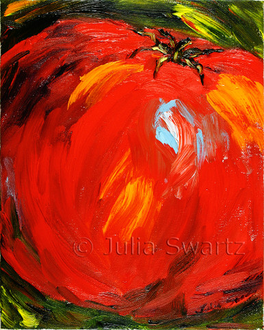 Red Tomato Oil Painting