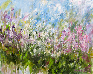Spring Beauty - Flower oil painting - Julia Swartz Art Gallery