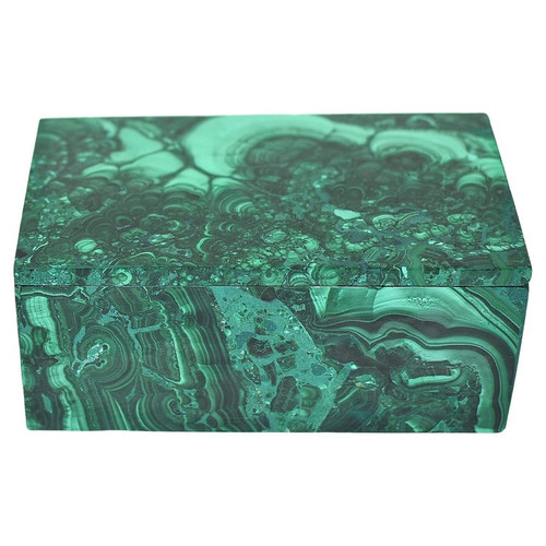 Natural Malachite Box Turkey Tail