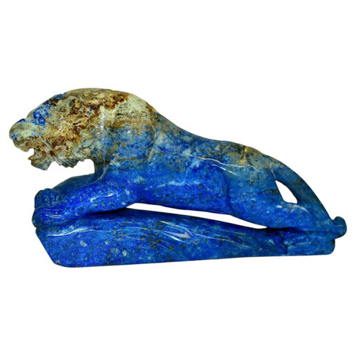 Lapis Tiger Sculpture Paper Weight