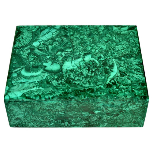 Huge Malachite Box 8"