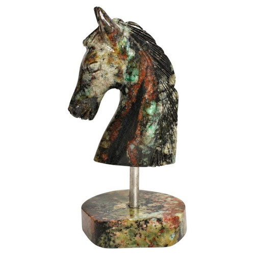Gemstone Emerald Horse Green Lichens
