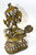 tibetan tara with recumbent goose, gilded white brass