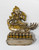 tibetan tara with recumbent goose, gilded white brass