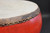 Vintage Red Lacquered Wide Drum 26"