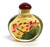 Eglomise Reverse Painted Snuff Bottles Set of 3 Lotus