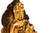 Tiger's Eye Water Moon Guan Yin Statue on Lotus