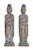 Pair 19th Century Stone Court Ladies