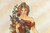 Gemstone Painting Modeled After Alphonse Mucha Spring Art Nouveau