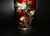 Signed Ando Jubei Japanese Ginbari Red Cloisonne Vase Cherry Blossoms 5"
