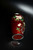 Signed Ando Jubei Japanese Ginbari Red Cloisonne Vase Cherry Blossoms 5"