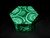 Malachite Box Hexagonal w Big Turkey Tail