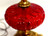 Antique Fenton Red Cranberry Lamp