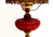 Antique Fenton Red Cranberry Lamp