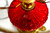 Antique Fenton Red Cranberry Lamp