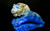 Lapis Tiger Sculpture Paper Weight