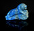 Lapis Tiger Sculpture Paperweight w Golden Pyrite